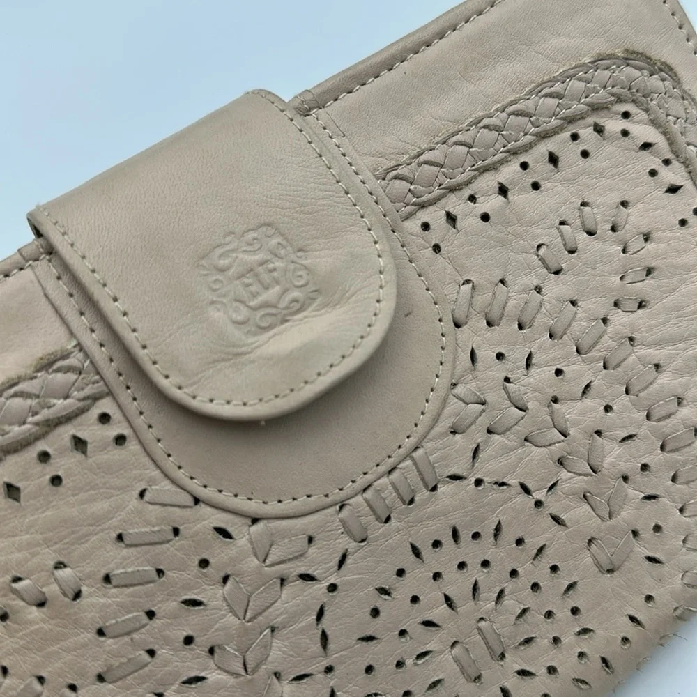 Bali ELF Handcrafted Leather Boho Wallet Clutch Stone
